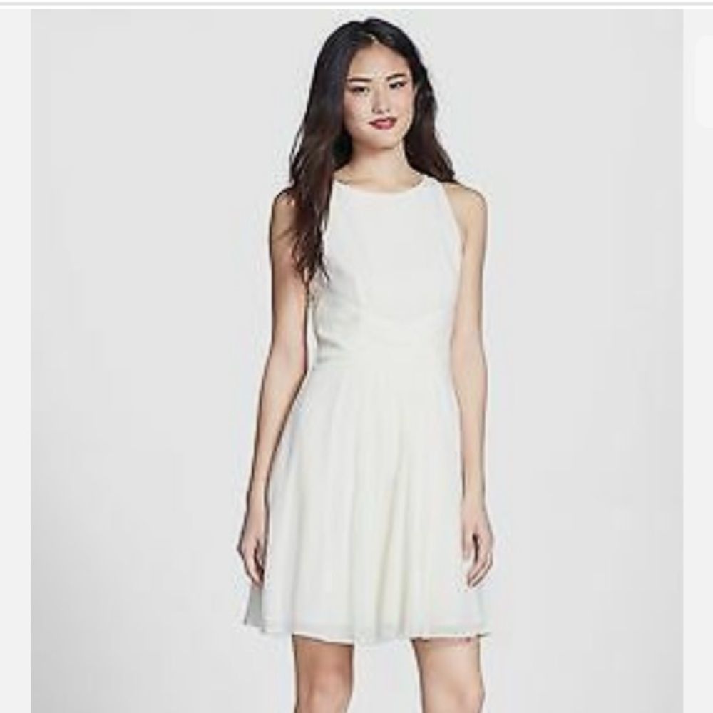 Ted Baker London 'Ornella' Wrap Waist Silk Fit & Flare Dress Sz 2